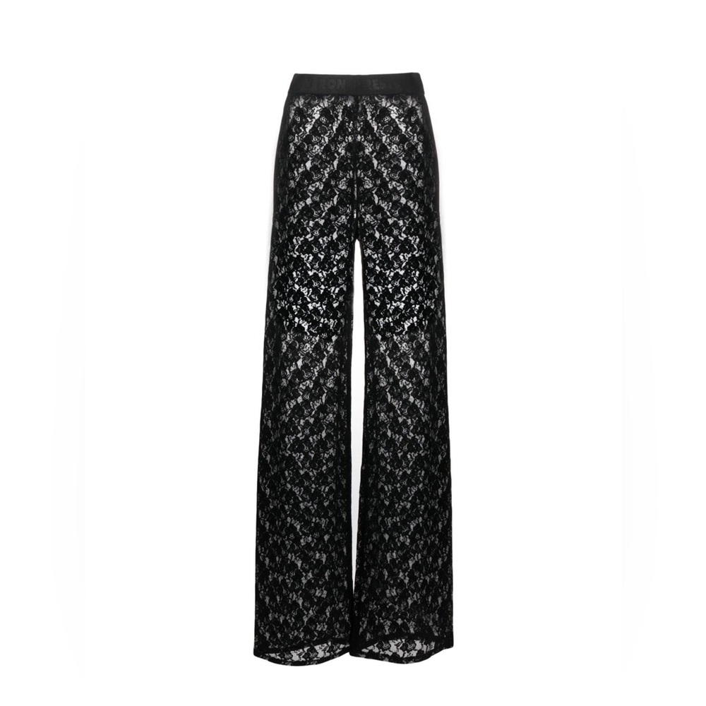 HERON PRESTON LACE WIDE LEG PANTS